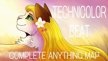 🌺 Technicolor Beat 🌺 COMPLETE Sunset-Themed MAP