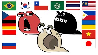 Alphabet Lore But Q Transform In Different Languages Meme