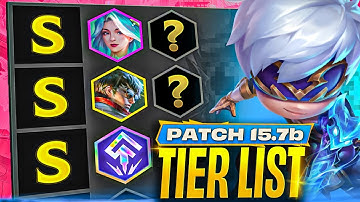 Only 7 Comps are Needed to Climb in Patch 15.7b | Teamfight Tactics Guide | Tier List