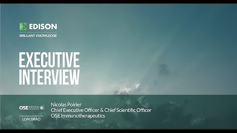 OSE Immunotherapeutics – executive interview with Nicolas Poirier, CEO