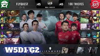 FlyQuest vs 100 Thieves | Week 5 Day 1 S10 LCS Summer 2020 | FLY vs 100 W5D1