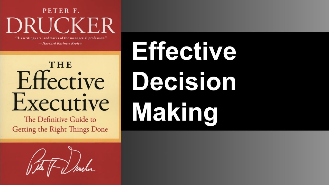 องค์ประกอบ ของ การ ตัดสินใจ  2022  Elements of effective decision making - how to make good decisions?