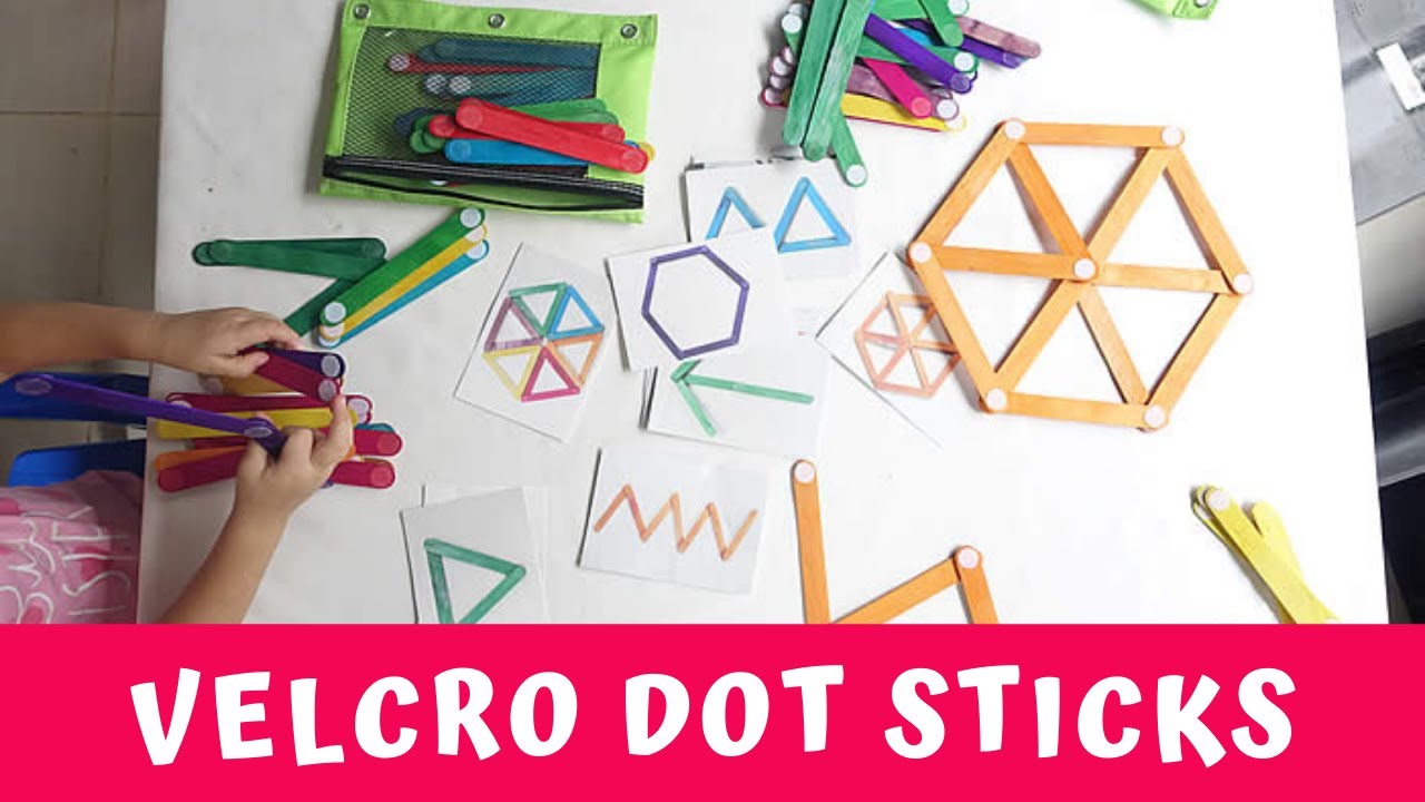 Open-ended fun with Velcro craft sticks