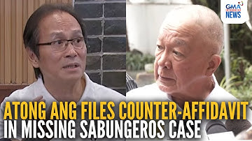 FULL - Atong Ang files counter-affidavit in missing sabungeros case | GMA Integrated News