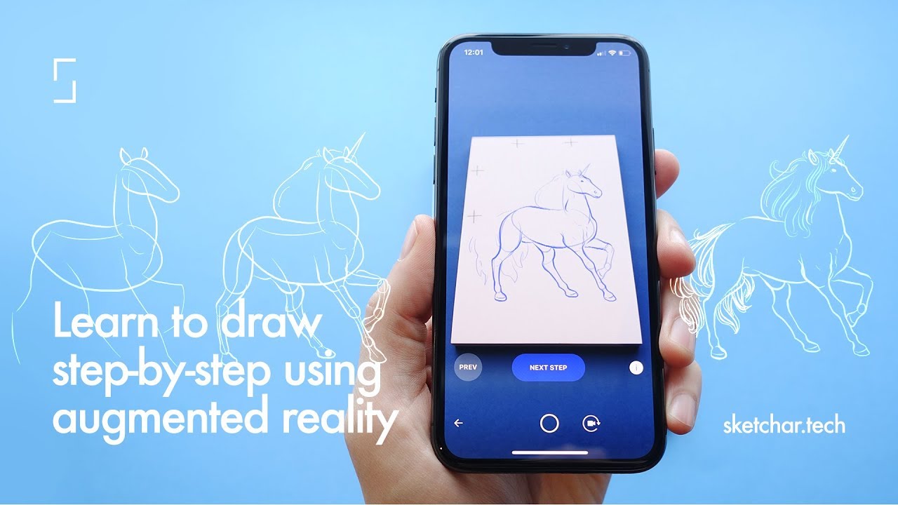 Unique Augmented Reality Sketching Drawing In Air Mobile for Adult