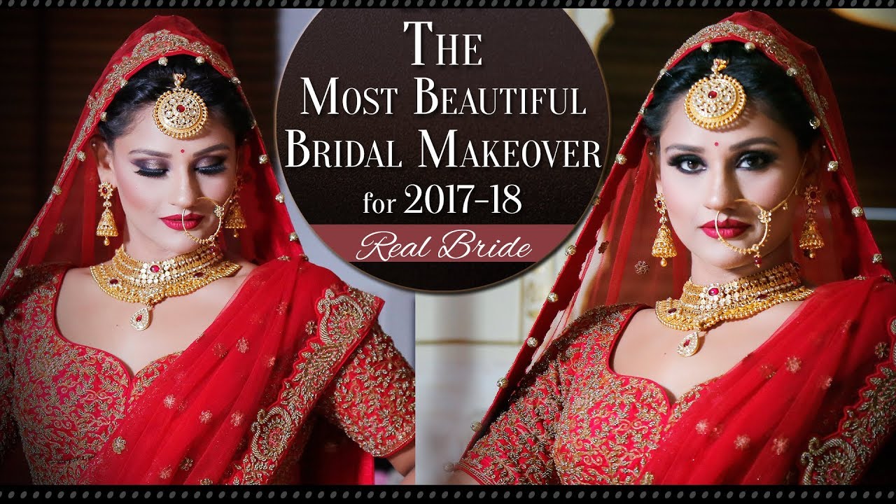 Most Beautiful Bridal Makeover Video Royal Bridal Makeup Tutorial