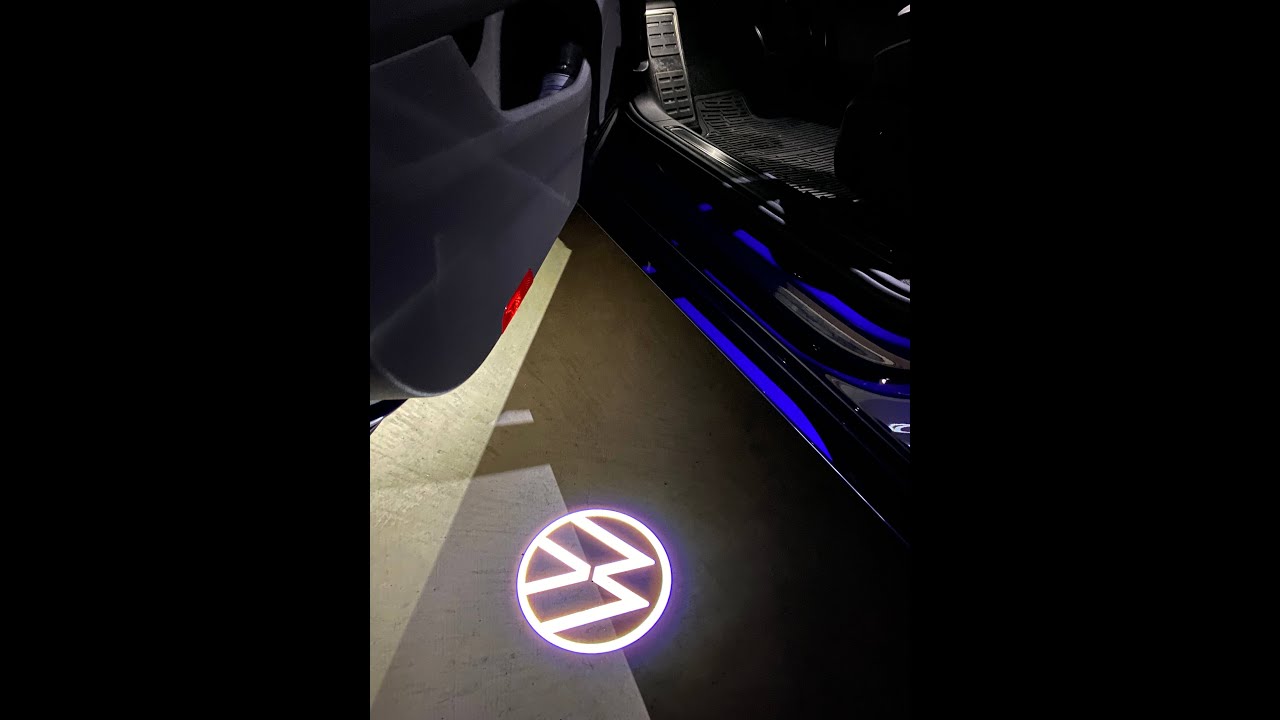 Original VW LED Logo Einstiegsleuchten - 000052120F