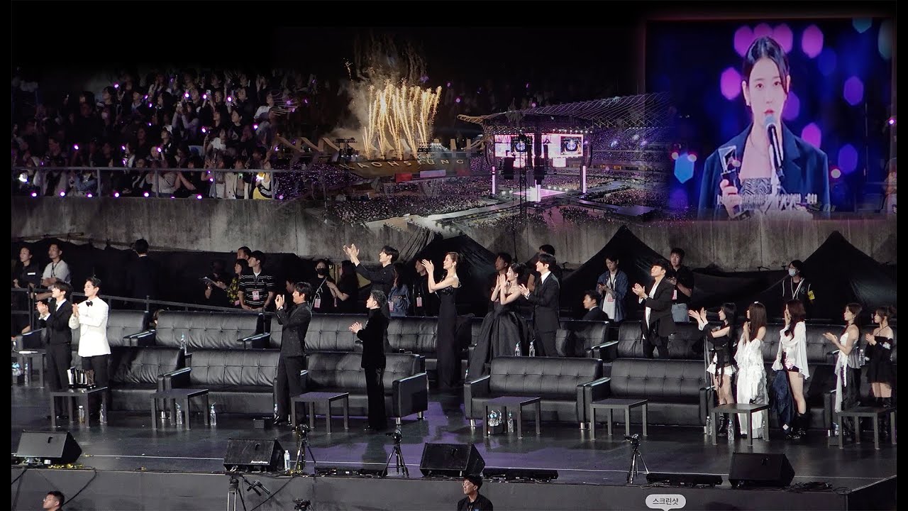 IU 아이유 대상 '올해의 배우' 수상 reaction  [LESSERAFIM Sato Takeru JJ LIN  박보검 김유정 최대훈 이준혁 차주영 추영우]/2025 AAA