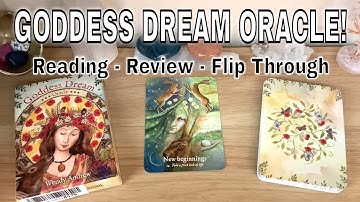🍃GODDESS DREAM ORACLE! Reading, Review & Flip Through! 🐇