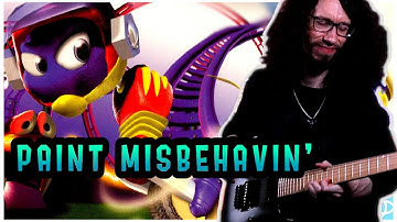 Rocket Robot On Wheels "Paint Misbehavin" [METAL VERSION]