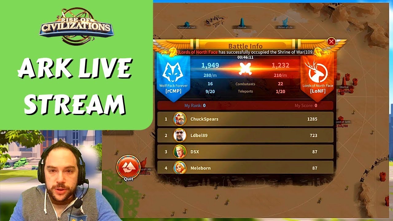 Ark of OSIRIS with LEGION FOREVER (my alliance) - LIVE