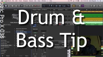 Compression Side Chaining with Drums and Bass in Logic Pro X