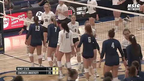 2022 Concordia-St. Paul volleyball vs Minot State, 10-1-22
