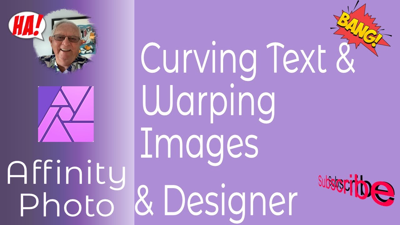 Curving Text & Warping Images Using Affinity Designer & Photo - YouTube