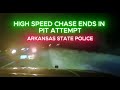 130MPH Chase Ends After PIT Attempt | Arkansas State Police