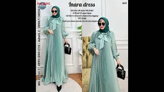 K101 Dress Muslim Simple | Baju Gamis Terbaru 2023 | Baju Setelan Wanita Terbaru