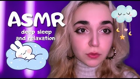My first ASMR video for deep sleep and relaxation (tapping, mouth and nails sounds, hand movements)✨