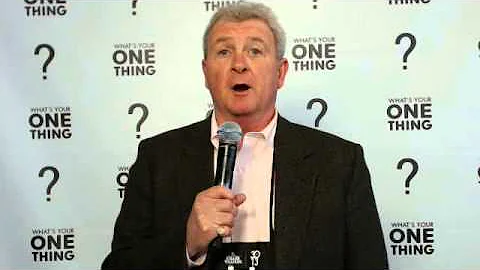 My ONE Thing - Alan Rice