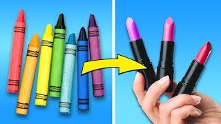 27 COLORFUL MAKEUP DIY CRAFTS