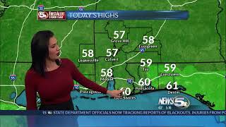 Christina Andress Sanjuan in snug dress, Dec. 16, 2017