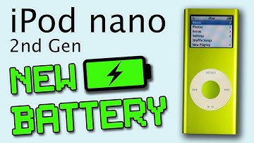 How to replace the battery on an iPod nano 2nd gen