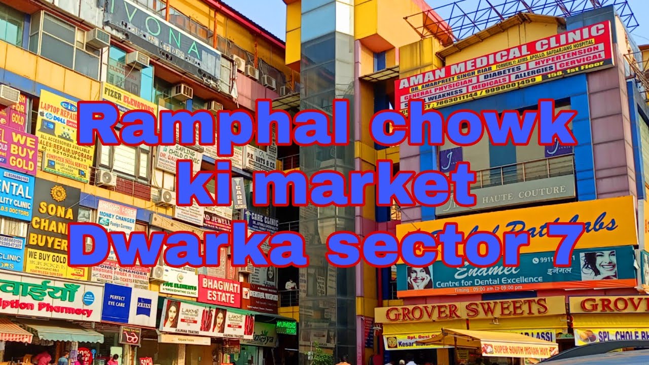 Ramphal chowk ki market Dwarka sector 7 vlog10 YouTube