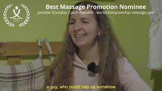 Best Massage Promotion Nominee - Jaroslav Grundza, Czech Republic