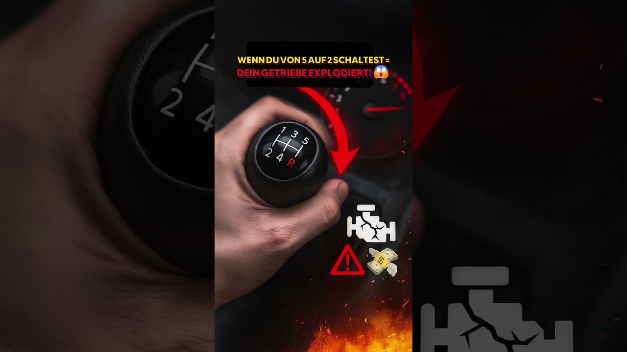 Was passiert, wenn du bei 120 km/h vom 5. in den 1. Gang schaltest? 😱