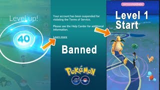 Omg banned Pokemon Go Level 40 with 17 Million Stardust! How to get back from Square one?