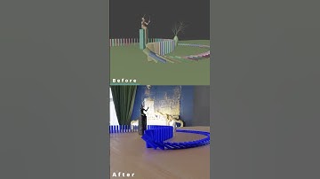 domino animation in blender #animation #dominoanimation #blender3d #blenderanimations