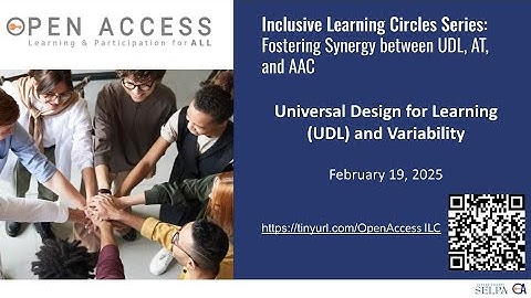 Inclusive Learning Circles - UDL and Variability