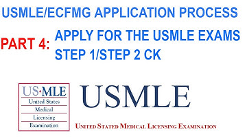 HOW TO  APPLY FOR THE USMLE  EXAMS/STEP 1/STEP 2 CK? PART 4/USMLE/ECFMG APPLICATION PROCESS #IMGs