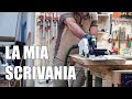 LA MIA SCRIVANIA - rovere e acciaio. Progetto FAI DA TE