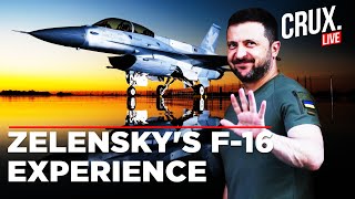 Zelensky Meets F-16 Crews At Melsbroek Airbase As Belgium Readies Fighter Jets To Send To Ukraine