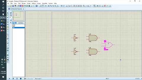 Xor gate in proteus