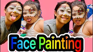 ⭕️ Face Painting #painting #hellokitty #facepaint