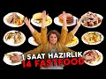 Tost Makinesinde 14 Fast Foodu Yapmak🍕1 Saat Hazırlıkla 14 Günlük Yemek 🍔 İskenderinden Hamburgerine