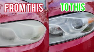 Hazy Headlight HACK | WORKS on ANY Car