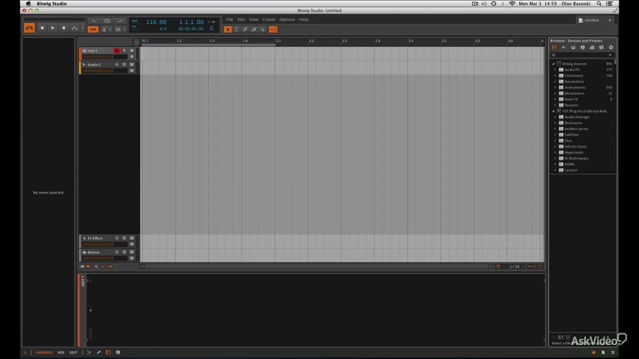 1_Introduction to Bitwig Studio - Olav_Basoski