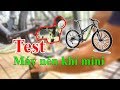Dương Vlog | Test bơm hơi nén khí mini áp suất cao 12v bơm xe đạp thể thao
