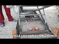 DIY Motorcycle Lift Table using Winch