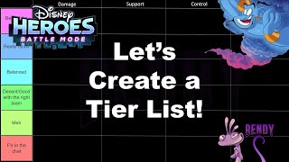 Disney Heroes Tier Listing #9! November | Disney Heroes: Battle Mode