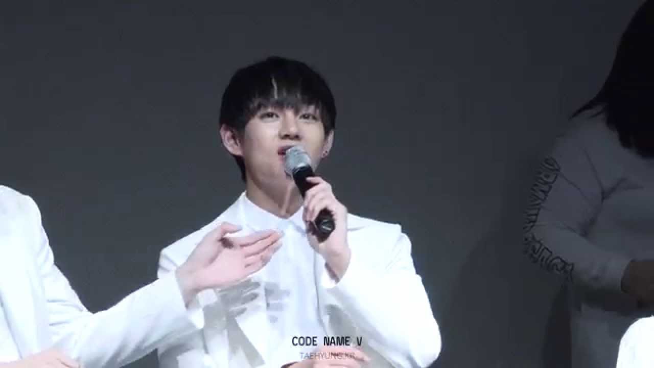 150515 방탄소년단 뷔 MENT - 지금 이 현장을 기억에 당가야죠!