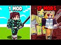 Minecraft but if i die i add an anime mod