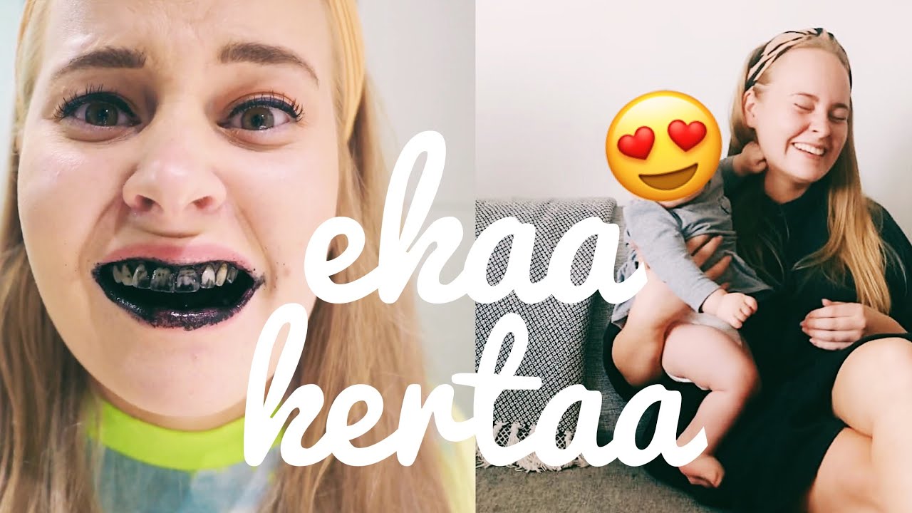 EKAA KERTAA: Vauva sylissä & hampaiden valkaisu