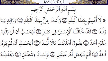 سورة البلد بصوت الشيخ محمد قاسم