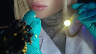 ASMR Doctor Peaches Remove Something from Your Face (Roleplay, Whispering, Face Massage)