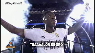 El Bernabéu pide el Balón de Oro para Vinicius