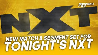New Match & Segment Announced For Tonight's NXT