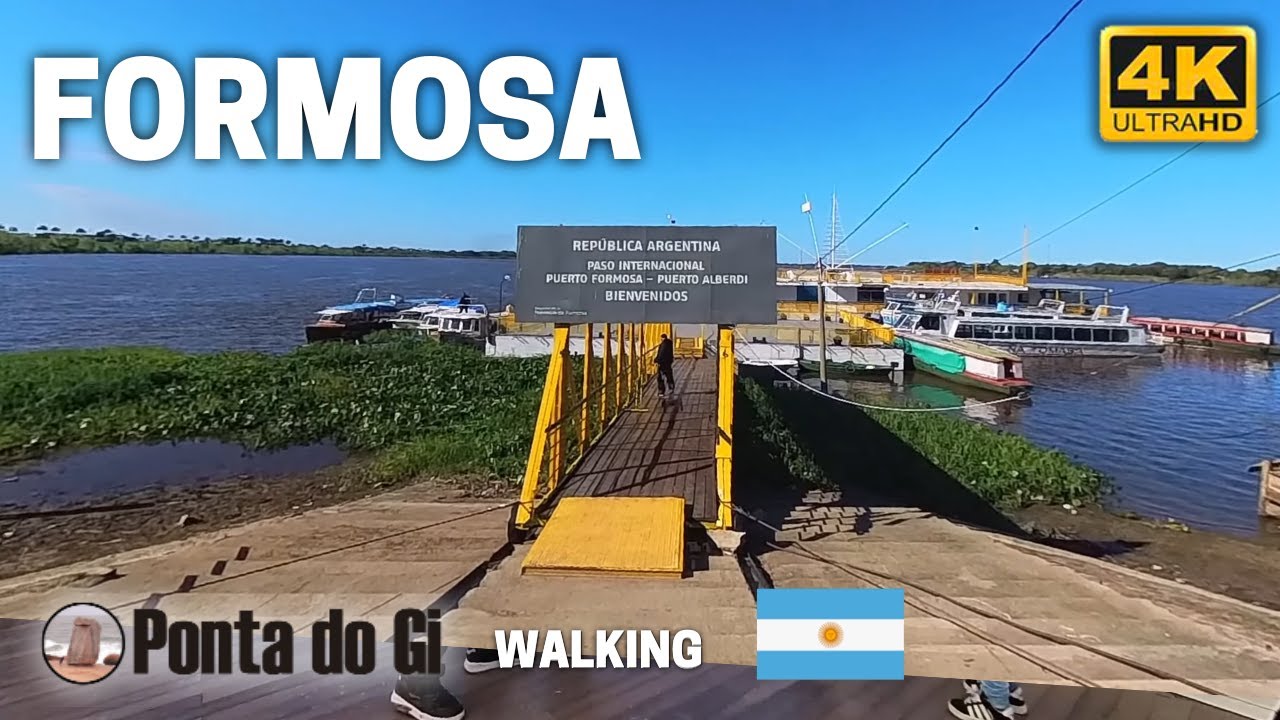 HERMOSA FORMOSA en 4K RECORRIENDO el PUERTO y la AVENIDA 25 DE MAYO #walking INVIERNO 2025 ARGENTINA